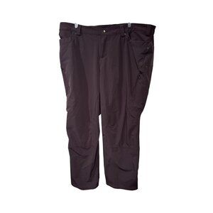 Duluth Trading Co. Womens Lightweight Cargo Pants Size 20 X 31 Brown Durable Str